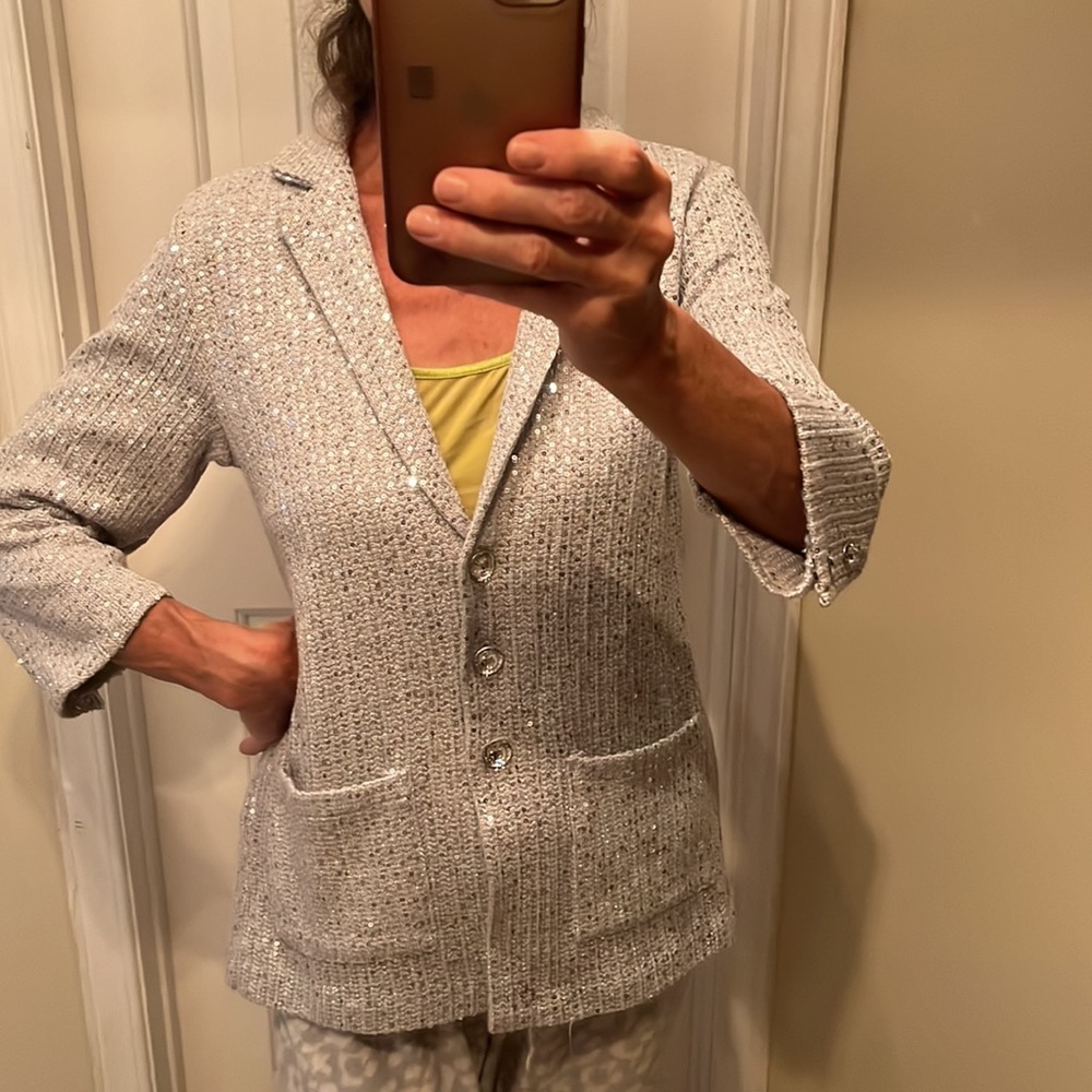 NWT sweater blazer